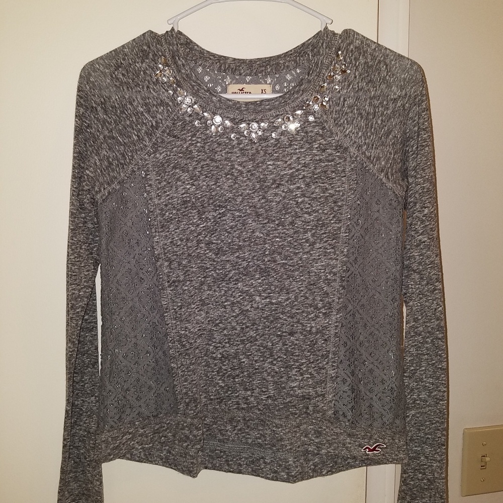 Hollister beaded top